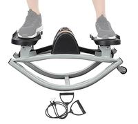 Compact Cardio Solution: The exercise stepper is designed for side-to-side movement, offering a low-strain cardio workout that suits busy adults seeking fitness at home; its digital monitor tracks tim