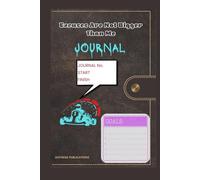 Compact Daily Journal (6x9 inches) - Excuses Are Not Bigger Than Me: Daily Progress Tracker with To-Do Lists, Meal & Drink Log, Notes, Contacts, Email ... 6x9 Size | 107 Pages | Motivational Organizer