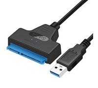 Compact Data Maestro, adattatore plug and play da SATA a USB per SSD/HDD da 2,5 pollici, SuperSpeed USB 3.0 per trasferimenti veloci, hot-swap per un