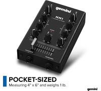 Compact DJ Mixer Professionale Gemini Sound MM1