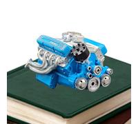 Compact Engine Model, Miniature Engines,1-2cm Creative Resin Craft, Detailed Desk Ornament, Educational Display for Home Garage Decor, Birthday Gift, Classroom