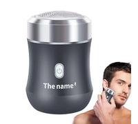 Compact Face Shaver, portatile Beard Trimmer, ricaricabile elettrico Shaver, Lightweight Face Shaver, portatile ricaricabile Face Shaver per viaggi e convenienza 4,47 x 6,5 cm