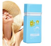 Compact Face Sunscreen, 3.3x1.4x0.9 Inches Sunblock Cream on Body, Spf18 Pa+++ Sun Screen Moisturizer for Daily Wear Sports Beach Hiking Vacation and Post-Procedure