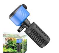 Compact Filter Pump, Acquario Circulation Machine, Quiet Cleaning Device, Home Workplace Living, affidabile Tank Pond Fountain, Manutenzione Gear for Fish, Turtle, Habitat, Color Black
