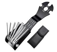 Compact Folding ex Wrench Set - 11-in-1 Portable Allen Key Tool For On-the-Go Repairs | Industrial Grade Steel With Protective Ştořage Bag | Perfect For Bicycles, Furniture Assëmbly, Machinery & Home