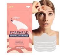 Compact Forehead Lifting Patch Set, 5-Piece Hydrating Face Sticker Kit, Reusable Overnight Firming Anti Pads for Women Girls Wife Family Partner Friends and Aunt