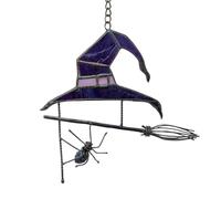 Compact Halloween Window, Decor Pumpkin Scarecrow, Ornament Easy to Use