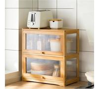 Compact KitchenShelf - Piccola credenza multiuso per buffet e mobile bar per ufficio, soggiorno e cucina, soluzione ideale per la casa