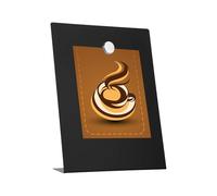 Compact Magnet Board - Photo Souvenir Easel Stand, Tabletop Memo Organizer, Display Reminder Holder | Decorative Magnetic Message Panel For Kitchen Living Room Bedroom Dining Area Accessories