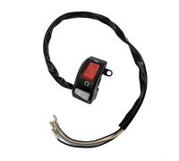 Compact Motorcycle Switch ABS Fog Light per horn Control Compact | ABS plastic body, compact design, controls fog lights and horns, direct replacement, easy wiring
