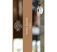 Compact Notary Journal 5" x 8" | 100 Entries | Space for 2 Signers | Ideal for Notaries on the Go | Includes 5 Document Spots: Designed by Notaries for Notaries: Cover - Coffee Shop