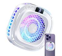 Compact Phone Cooler, Adjustable Mobile Cooler, 2.44 Inches Phone Fan with Sleek Style, Direct Plug Heat Sink, Device Fan with Efficient Design, Video Accessory for Filming