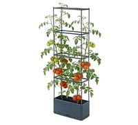 Compact Planter Box, Sleek Tomato Trellis, Vertical Growing Container, Durevole Outdoor Garden Support System, Portable Balcony Patio Organizer, Planting Accessory for Greenhouse, Yard, Home