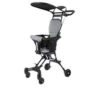 Compact Portable Stroller for Kids| Lightweight Travel Stroller with Easy Folding Mechanism | Convenient for Airplane and Vehicle Storage | Detachable Canopy for Shade | Perfect for Adventurous