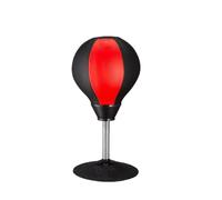 Compact Punch Ball - Strong Suction Cup Bag for Office | Metal Pu Build with Table Top Installation, Daily Family Friends Activity, Indoor Classroom, Home Work and Stress Relief Tool