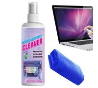 Compact Screen Cleaner, Gentle Dust Remover, Universal Spray Solution, 120ml Portable Wipe Kit, Electronic Device Care Supplies, Cleaning Accessory for Keyboard, Monitor, Phone, Car