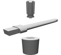 Compact Screwdriver Tool Compatible with Stanley Toolbox - Detachable Design