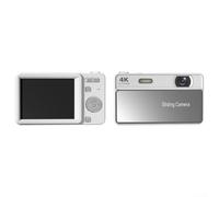 Compact Slider Fotocamera Digitale 64MP Built-in Flash 16X Zoom Digitale Per Studenti (Bianco)