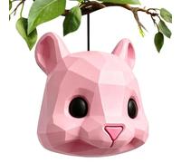 Compact Squirrel Head, Feeder Animal Face, Reusable Feeding Station | Portable Chipmunk Feeding, Box for Outdoor, Garden Tree Fence, Patio Picnic Courtyard, Bird Water Home, Window Playground