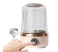 Compact Travel Washer - Appliance for Socks with 3 Gear USB | ABS Details with Intelligent Wash Function, Unique Wireless Points, Home Usage 2L Size in White Color for Dorm Apartment Travel Camping La