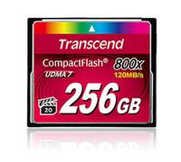 Transcend 256GB 800x CF memoria flash CompactFlash MLC [TS256GCF800]