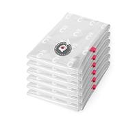 Compactor ASPISPACE Set di 6 Sacche a Compressione di Vuoto Taglia M Trasparente 55x90 cm