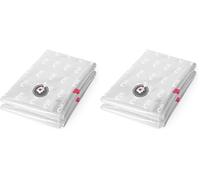 Compactor ASPISPACE XL Set 2 Sacchetti Sottovuoto a Compressione Riducono Volume per 80%, Riutilizzabili fino a 100 Volte (Confezione da 2)