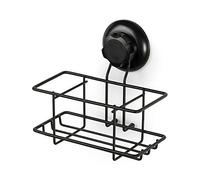 Compactor Bestlock Cestello Doccia da Parete, Fissaggio a Ventosa, Supporta Fino a 6 kg, 16.4 x 10.5 x H.15.5 cm, Black, RAN9786