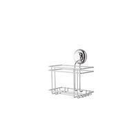 Compactor Bestlock Kitchen, Cestello Porta Flaconi, Metallo, Cromato Lucido, 18,5 x 13,2 x H, 20,5 cm, RAN4682