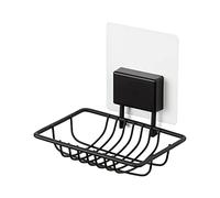 Compactor Bestlock Magic Bath Black Porta Sapone Senza Forare, 11.5x9.5x10 cm