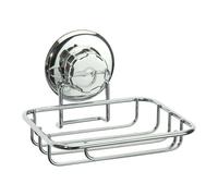 Compactor Cestello Portasaponetta con Ventosa, Fino a 4 kg, Acciaio Cromato, Anti Ruggine, 13.2 x 13.2 x 10 cm, RAN4684
