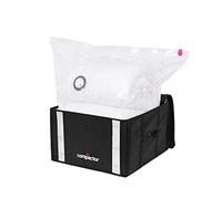 Compactor RAN8945 Custodia con Sacco Salvaspazio Sottovuoto M, Compression Bag : 0.065Mm Llpde + Nylon | Cover: Non Woven 120G, Nero (Black Edition)