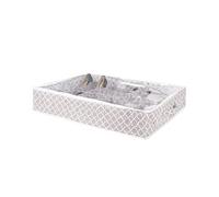 Compactor Custodia salvaspazio sottoletto per Scarpe, Antipolvere, Taupe Madison, Polipropilene e Eva, 76 x 60 x H. 15 cm, RAN7469