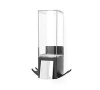 Compactor Dispenser per Sapone Singolo, 12,1 x 12,1 x 20,6 cm, ABS Nero