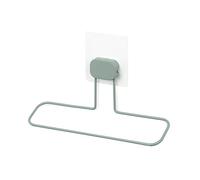 Compactor GRENA Portasciugamani Autoadesivo, 25.5x16x7(h) cm, Verde, Metallo Rivestito a Polvere