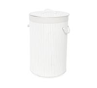 Compactor Cesto per la biancheria Bianco 40 x 0.2 x H.60 cm
