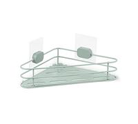 Compactor Bestlock Magic Mensola Portaoggetti Ad Angolo Per Bagno, Fissabile A Parete, Montaggio Autoadesivo, Supporta Fino a 6 kg, 31,5 x 24 x 13 cm, Gamma Grena, Verde, RAN10676