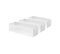 Compactor Optimo Organizzatore Per Cassetti, Bianco Traslucido, M, 30 X 10.5 X 8 Cm