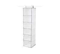 Compactor Organizer Maglioni a 6 Livelli 30x30x128 cm, Tessuto Morbido