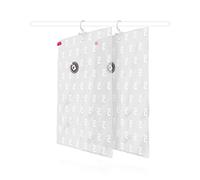 Compactor RAN8223 - Set di 2 sacchetti salvaspazio da appendere, misura corta, 105 x 70 cm, serie Espace Plus, colore: Trasparente