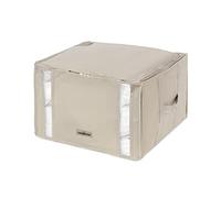 Compactor - Custodia Dune con sacco sottovuoto integrato, contenitori salvaspazio armadio per piumoni, cuscini, vestiti, antiacari, umidità, tarme, con aspirapolvere o pompa manuale, taglia M