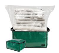 Compactor Scatole per Armadio Salvaspazio con Custodia, Contenitore da Esterno per Cuscini da Giardino, Sacco Sottovuoto 3XL in Tessuto PE/PA per Protezione da Polvere e Umidità