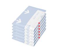 Compactor - Set 6 sacchi sottovuoto Roll Up da viaggio manuali, comprimi arrotolandoli, soluzione salvaspazio ideale per organizzare i vestiti in valigia, antiacari, umidità, tarme, taglia M