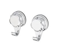 Compactor Set di 2 Ganci Piccoli RAN7815 BESTLOCK BATH – Ventosa cromata TPU/ABS, fino a 3 kg, S