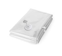 Compactor Set di 2 Sacche di Compressione Sottovuoto RAN4399. 38x68 cm, Trasparenti, con Valvola Ultra-Efficiente