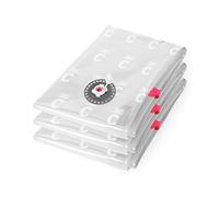 Compactor Aspispace-Set di 3 Sacchetti sottovuoto per 1 Piumino Singolo, 55 x 90 cm, Nylon, Medio, 3 unità