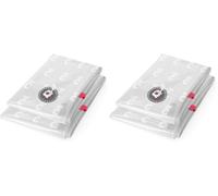Compactor Set di 4 Sacchetti di Compressione Aspirazione ASPISPACE Riutilizzabili Fino a 100 Volte