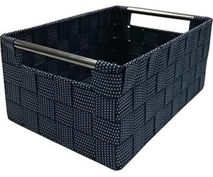 Compactor Toronto Cesto Medium Con maniglie In Metallo, Blu, 30 x 20 x H 12 cm, RAN8459