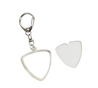 Compacts - Custodia per plettro trasparente, leggera, pesante, con fissaggio magnetico sicuro, attrezzatura musicale, plettro