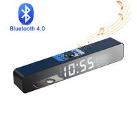 Compagno audio compatto e portatile, suono potente e stereo con batteria al litio integrata.